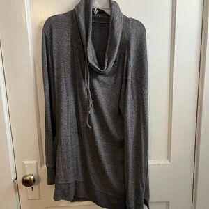 High neck long sleeve